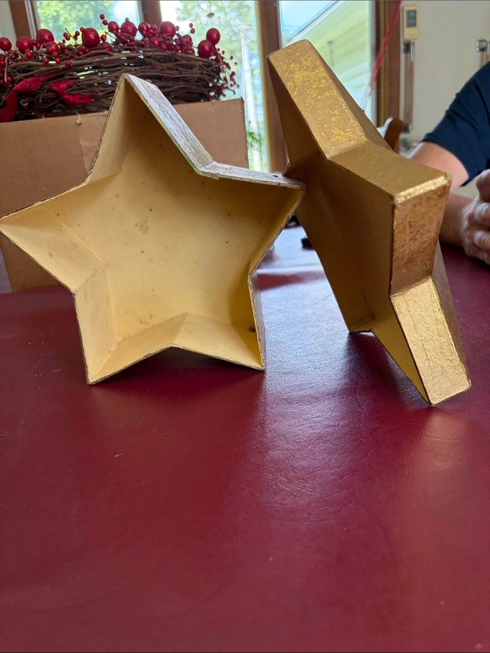 Gold Decorative Star box